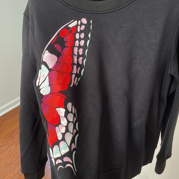 Maje Butterfly Embroidered Sweatshirt - Picture 3 of 6